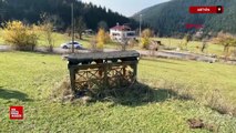 Artvin'de babası için yaptığı çardak görünümlü mezarın aynısından vasiyet etti