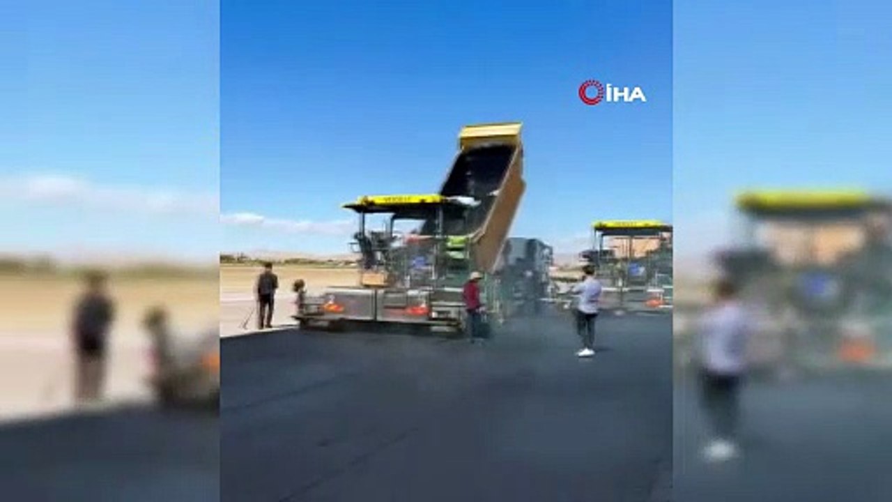Van Ferit Melen Havalimanı’ndaki pist yenileme çalışmaları tamamlandı