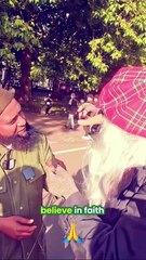 Muslim Faces A Sudden Big Nose’s Conversion Attempt! Abdullah | Speakers Corner