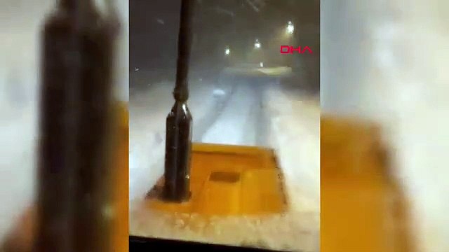 Yoğun kar yağışı ve tipi bastırdı; ulaşım felç oldu!