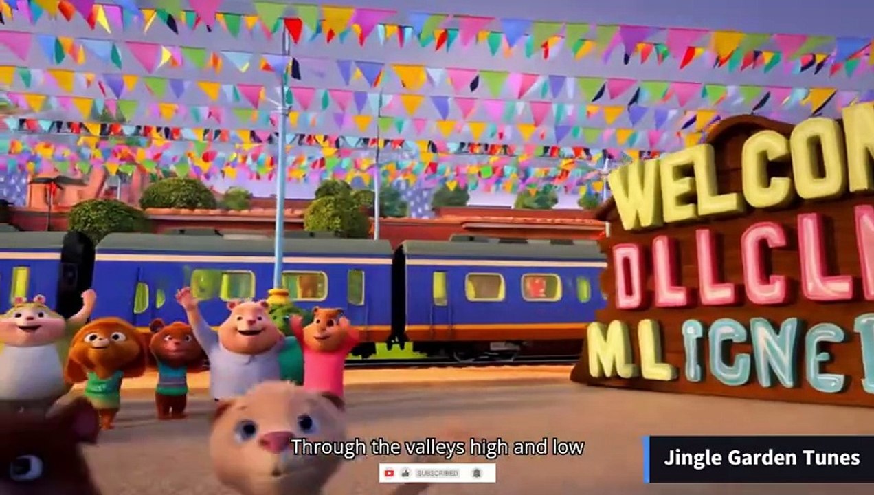 🚂🎶 The Happy Train Song _ Fun Kids Song & Cartoon Animation _ Sing Along & Dance! 🎵