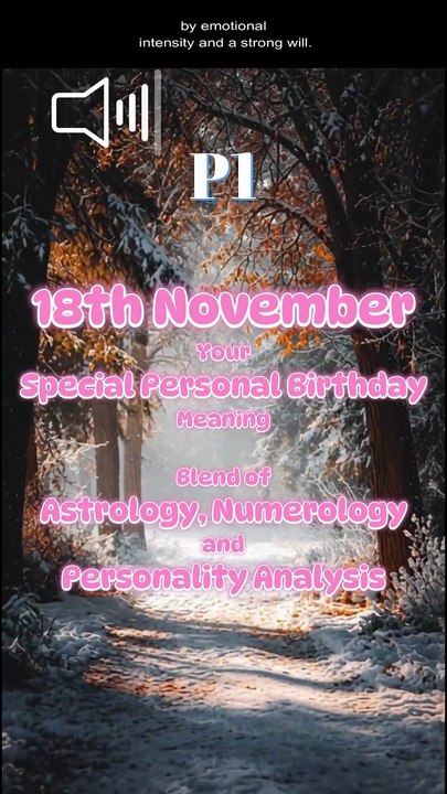 18 November 🌟 Timeless Birthday Messages !