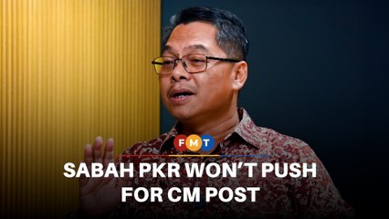 Sabah PKR won’t push for CM post, says Mustapha