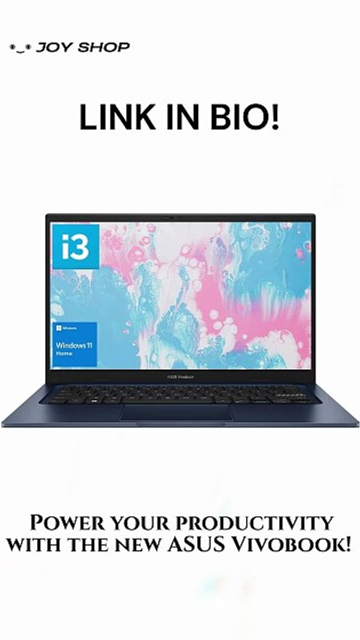 ASUS Vivobook 14" Blue Laptop: Speed & Style on a Budget! #ASUS #Vivobook #Laptop #Tech #usa