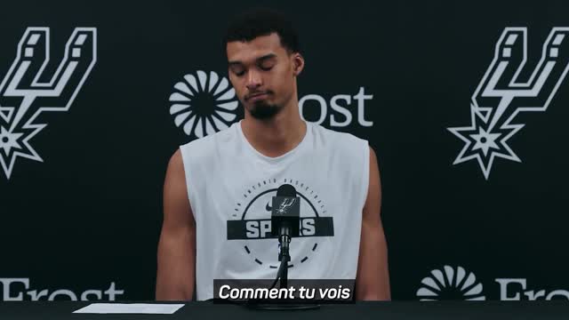 Spurs - Wembanyama : "Draymond était tout silencieux après que je lui ai dunké dessus"