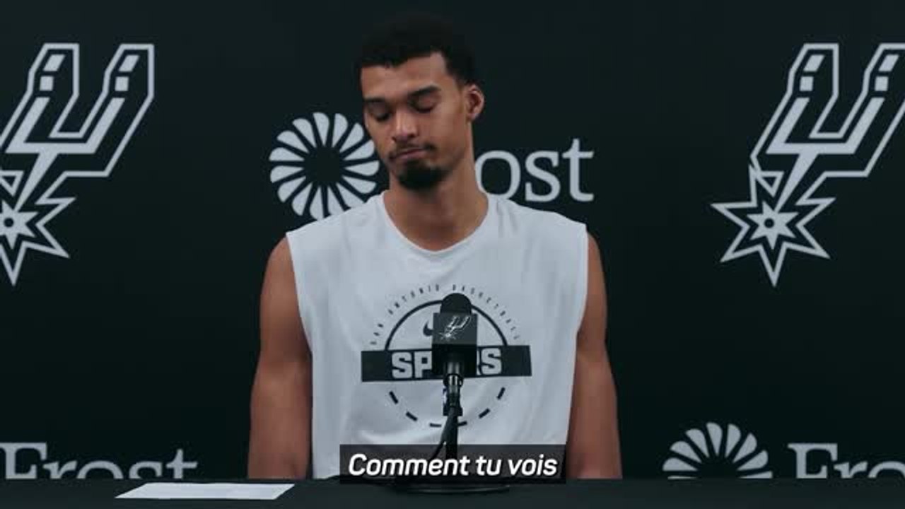 Spurs - Wembanyama : "Draymond était tout silencieux après que je lui ai dunké dessus"