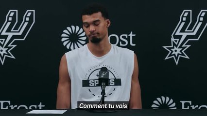 Spurs - Wembanyama : "Draymond était tout silencieux après que je lui ai dunké dessus"