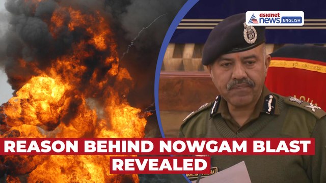 J&K DGP REVEALS Reason Behind Massive Explosion in Nowgam Station