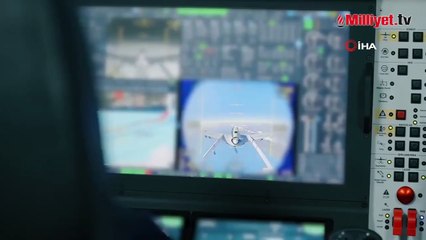 Bayraktar TB3 Roketsan mühimmatı ile hedefi tam isabetle vurdu