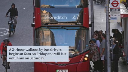 London bus strike: 'no service' on seven routes as drivers walk out in ongoing battle over pay