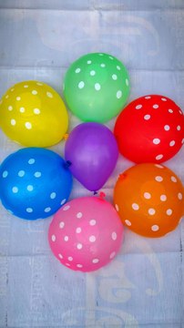 Learning Colourful Water Balloons Popping Reverses Satisfying