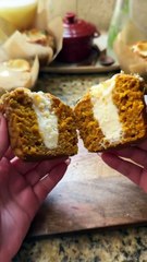 Have you tried Pumpkin cream cheese muffins🧡🍂☕️