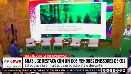 Brasil se destaca como um dos menores emissores de CO2
