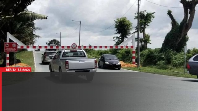 Palang rendah jejaskan laluan pengguna jalan raya