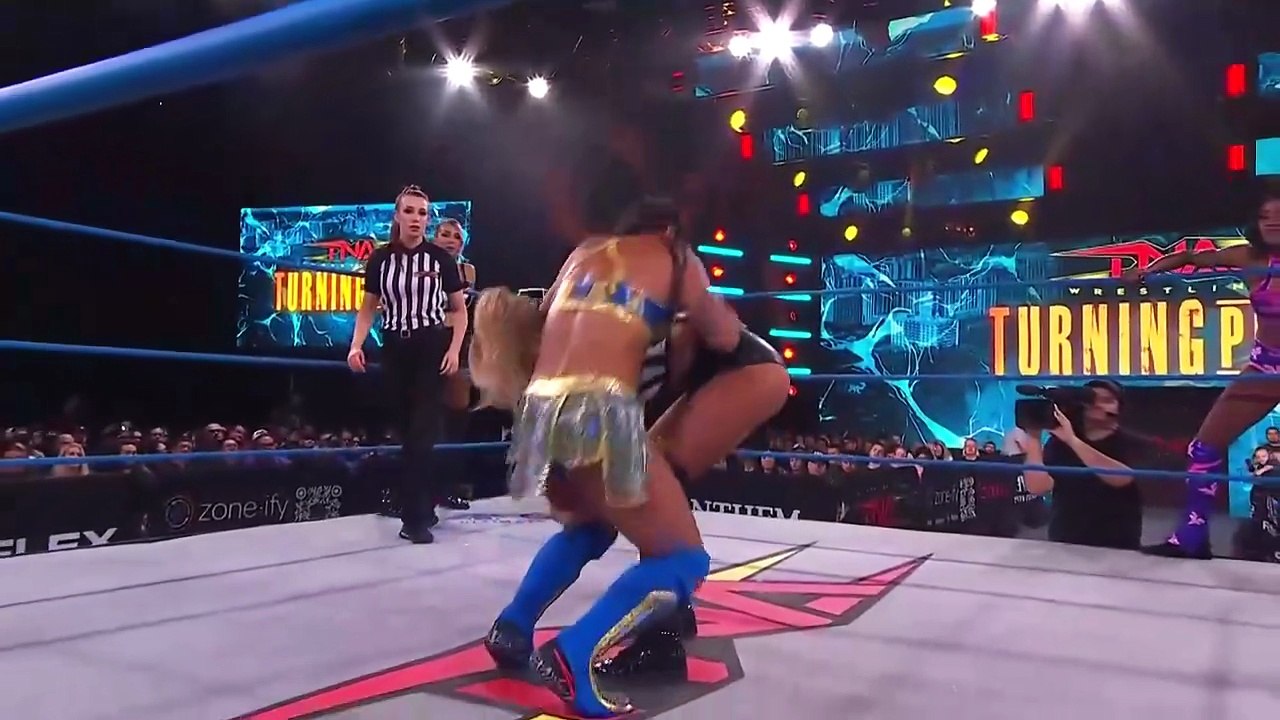 FULL MATCH - The IInspiration (Cassie Lee & Jessie McKay) vs. The Angel Warriors (Léi Ying Lee & Xia Brookside) vs. Mila Moore & Victoria Crawford (w/ Tessa Blanchard) - TNA Knockouts World Tag Team Championship - TNA Turning Point 2025