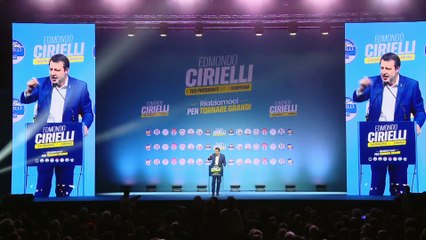 Salvini - In diretta da Napoli a sostegno del candidato (14.11.25)