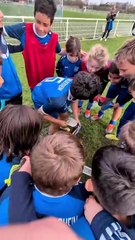 Les U11 II célèbrent leur victoire (3-2) face à l'ASTR Wittenheim