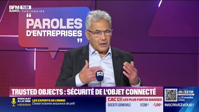 Sami Anbouba (Trusted Objects) : Trusted Objects, sécurité de l'object connecté - 15/11
