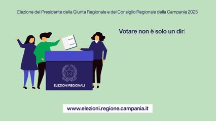 Regione Campania - Elezioni regionali 2025: quando e dove si vota (15.11.25)