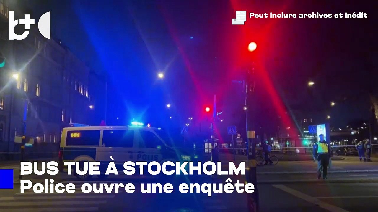 Plusieurs morts après qu'un bus percute une station à Stockholm