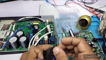 #583 Gree Dc inverter ac E6 PU HC error code outdoor pcb Dc inverter ac pcb training center