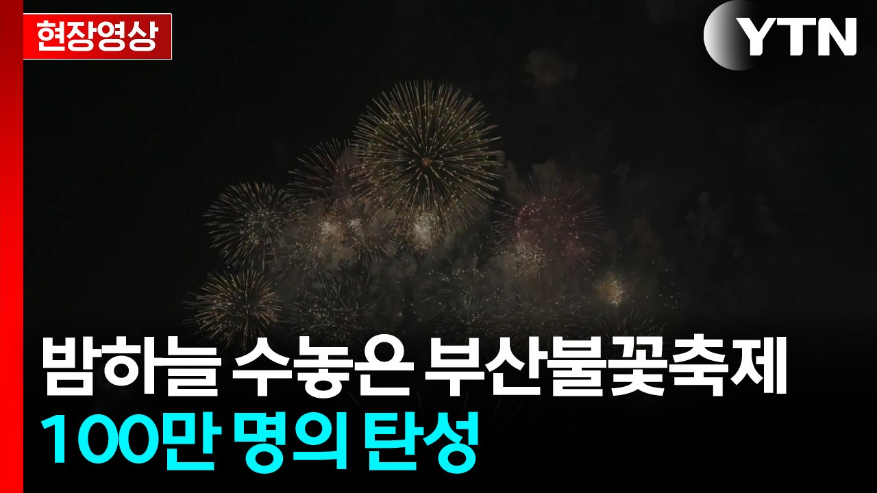 [현장영상+] 가을 밤하늘 수놓은 부산불꽃축제...100만 명의 탄성과 환호 / YTN