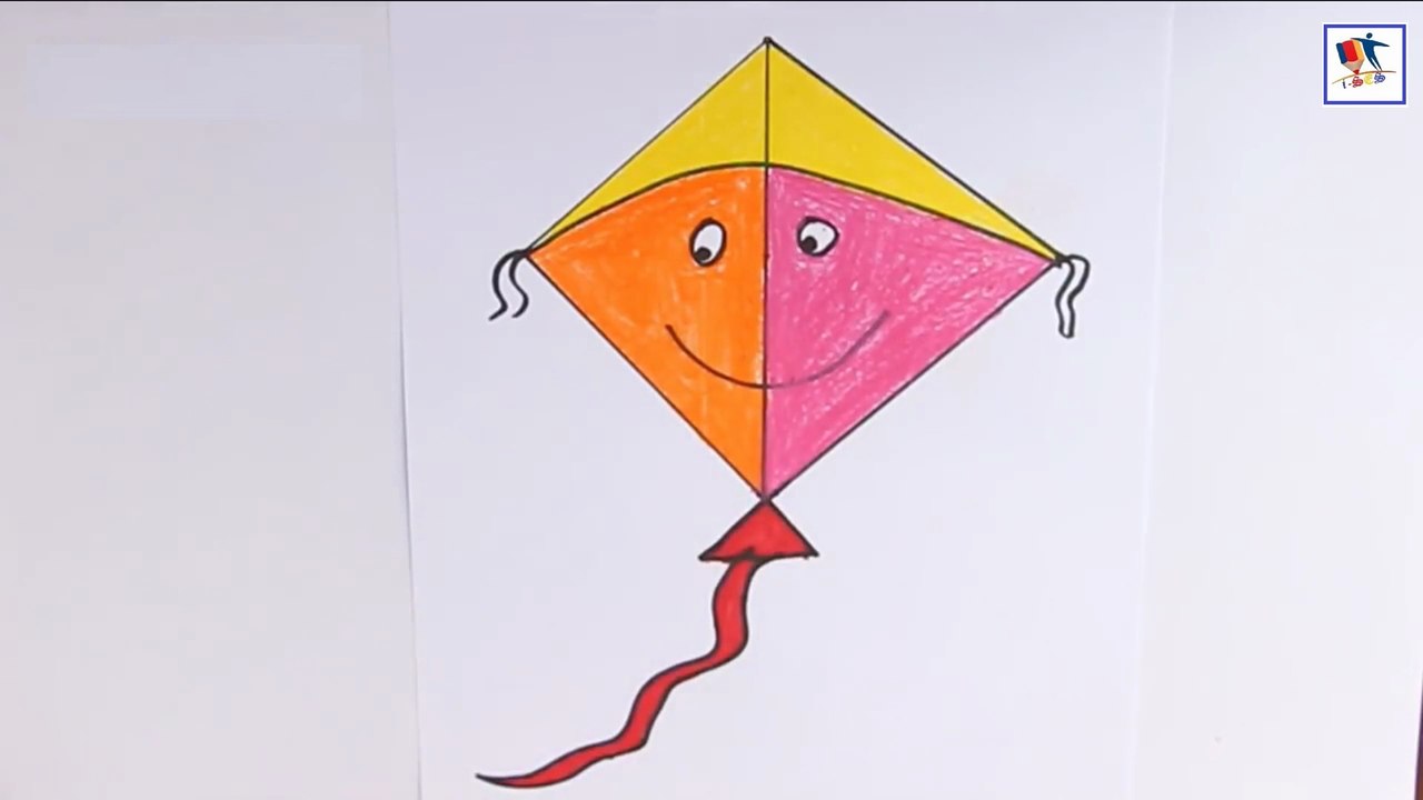 Drawing and Coloring a Kite