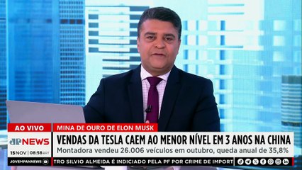 Vendas da Tesla caem ao menor nível em três anos na China; Bruno Meyer comenta
