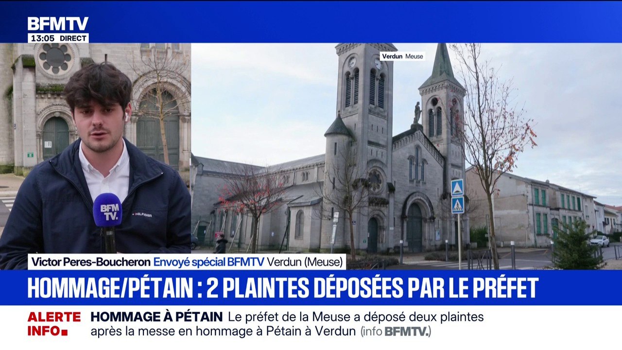 Messe à Verdun: le préfet de la Meuse dépose deux plaintes après l'hommage rendu à Pétain