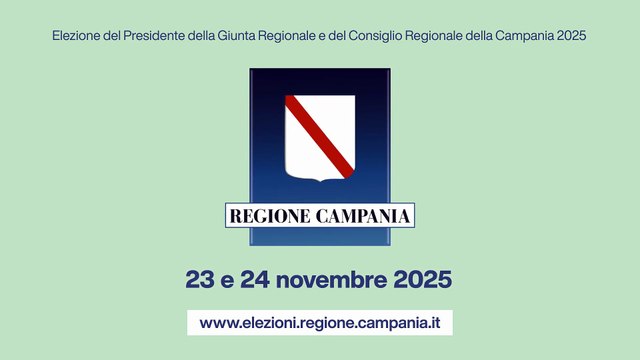 Regione Campania - Elezioni regionali 2025: come si vota (15.11.25)