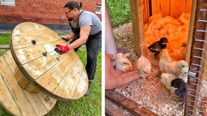 Feel This Ultimate Farming Experience 🐣 Best Crafts And Hacks For Your Backyard 👨‍🌾