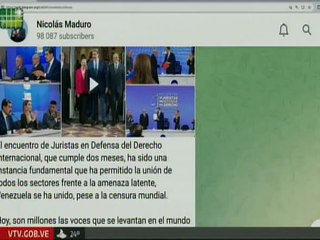Presidente Maduro: Hoy son millones las voces que se levantan en el mundo para defender la paz