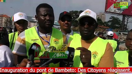 Inauguration du pont de Bambeto : des citoyens réagissent…