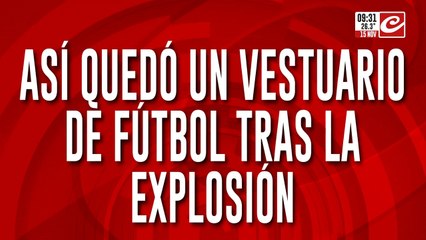 Destrucción total: así quedó un club de barrio tras la explosión en Ezeiza