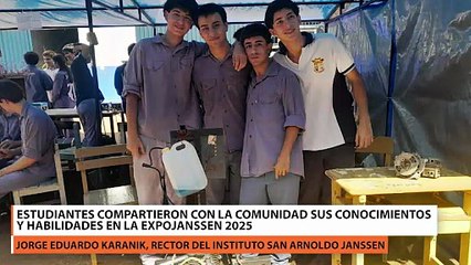 Estudiantes compartieron con la comunidad sus conocimientos y habilidades en la ExpoJanssen 2025