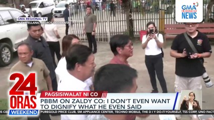 PBBM sa pahayag ni Co — "I don't even want to dignify what he even said" | 24 Oras Weekend