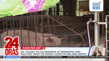 Disinfection sa mga tindahan ng lechon, nagpapatuloy | GIIT QC LGU, isolated ang mga kaso | 24 Oras Weekend
