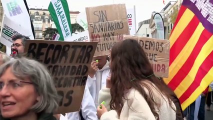 Manifestación de los médicos