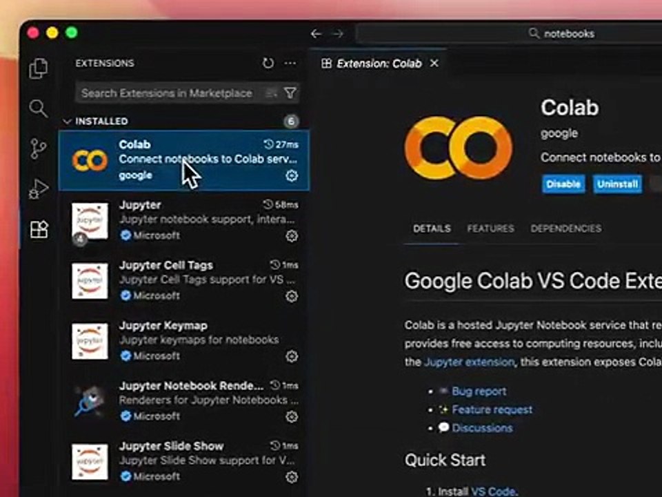 جوجل تطلق امتداد Colab الجديد لمحرر VS Code: شر...