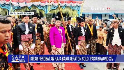 Momen Kirab Penobatan Raja Baru Keraton Solo, Pakubuwono XIV | SAPA MALAM