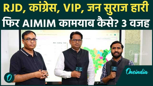Bihar Election Results 2025: Asaduddin Owaisi ने कैसे जीतीं 5 सीटें...जानें 3 बड़े कारण | AIMIM News