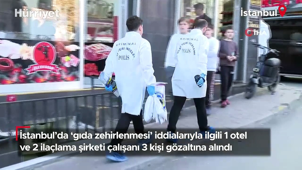 İstanbul’da ‘gıda zehirlenmesi’ iddialarıyla ilgili 1 otel ve 2 ilaçlama şirketi çalışanı 3 kişi gözaltına alındı