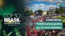 Marcha de los pueblos para exigir soluciones ante el cambio climático
