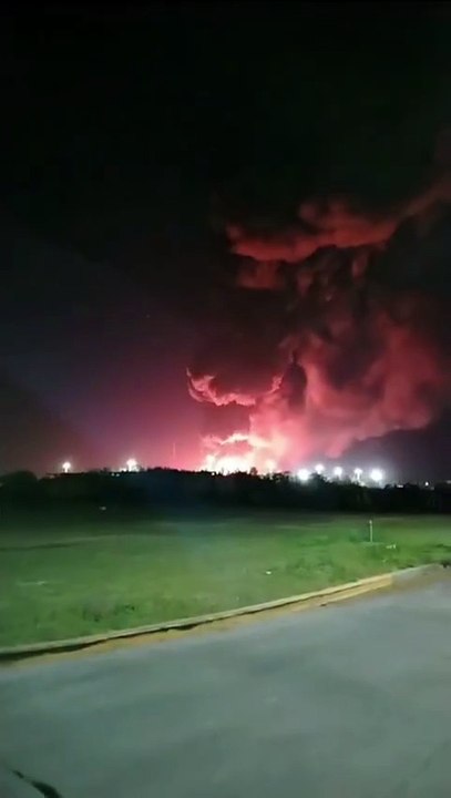 Explosión en Ezeiza.