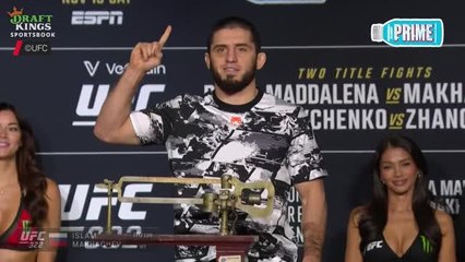 UFC 322 - La traditionnelle pesée pour Della Maddalena et Makhachev !