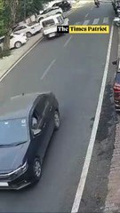 Jhansi Hit-and-Run Caught on CCTV: Car Launches Two Youths 10 Feet in Air | Police Probe Begins