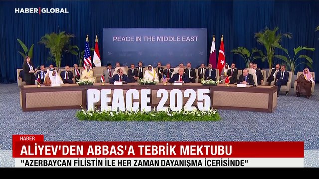 Azerbaycan Cumhurbaşkanı Aliyev'den Filistin Devlet Başkanı Abbas'a mesaj: İki devletli çözümü destekliyoruz