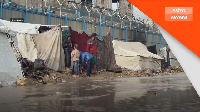 Hujan lebat landa Gaza, kehidupan penduduk terjejas