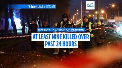 At least nine people killed over past 24 hours across Ukraine in Russian attacks