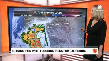 Weekend rain poses flood risks for California